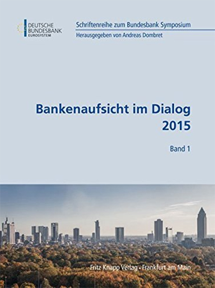 Cover des Buches Bankenaufsicht im Dialog 2015